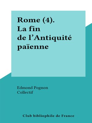 cover image of Rome (4)